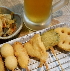 生ビール串かつセット