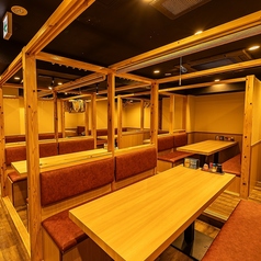 ご宴会にぴったりの個室席を多数完備!人数に応じた完全個室席をご用意させていただきます♪
