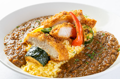 三元豚カツの欧風カレー セット