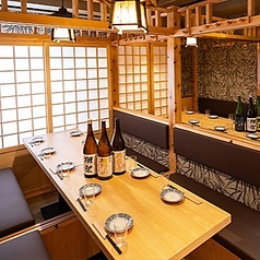 大型宴会、貸切宴会には当店がおススメ！和のまったりとした、大人の憩い空間。団体様のご利用は10名～、20名/30名/40名～最大60名様までご利用頂けます。ご予算、人数、時間帯などお気軽にご相談ください[新橋/個室居酒屋]