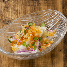 桜海老天と大根のおかかサラダ ~ほんのり梅風味~