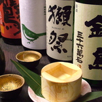 九州の日本酒を多数ご用意。お気に入りの一杯を見つけてください