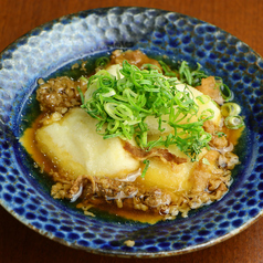 揚出し肉豆腐