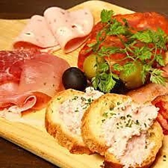 前菜の盛り合わせ５種