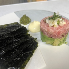 厳選した食材を使った！アボカドとマグロのタルタル♪