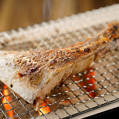 ブリカマの塩焼き