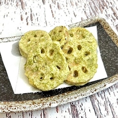レンコンの磯辺揚げ