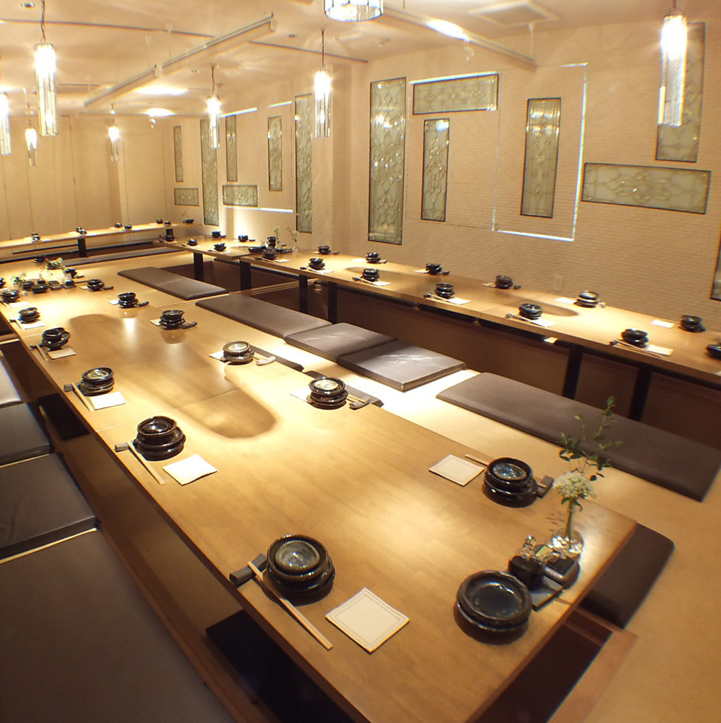 掘りごたつ宴会は最大70名様までOK★和座ダイニング胡白（こはく）