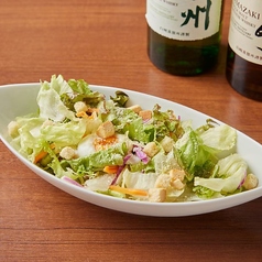 半熟卵のシーザーサラダ