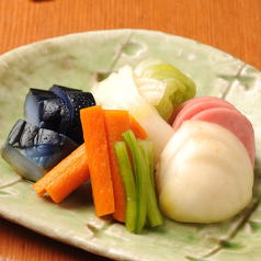 漬物盛り合わせ