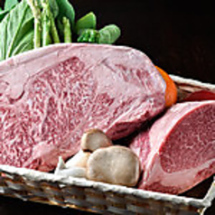 シェフ自慢の季節の鉄板焼