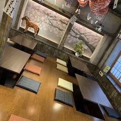 【2階】和の雰囲気漂う掘りごたつ席。少人数から大人数まで、各種ご宴会にご利用ください♪