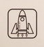 ラーメンロケットキッチンロゴ画像