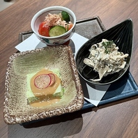 お酒が進む◎こだわりの創作おつまみが充実