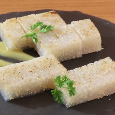 湯来名物 子持ちこんにゃくステーキ