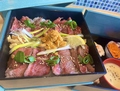 料理メニュー写真&nbsp;黒毛和牛と雲丹のうにく重