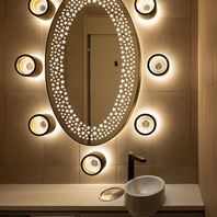 ≪非日常を彩る化粧室≫