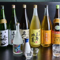 日本酒や定番人気の銘柄焼酎を多数ご用意♪