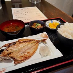 香ばしい干物とご飯が良く合う美味しいランチの干物定食
