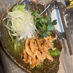 国産豚ガツのピリ辛みそ和え