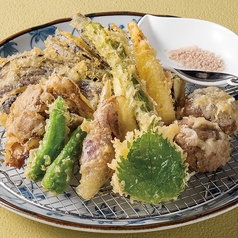 季節野菜の天ぷら盛り合わせ