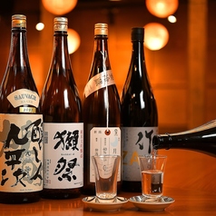 純米大吟醸”獺祭”などの厳選した日本酒や焼酎290円~