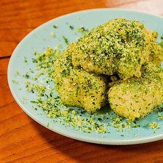 牡蠣とあおさのベニエ