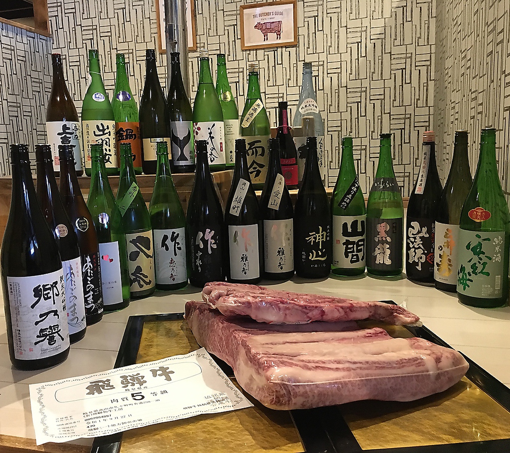 日本酒も多数あります。