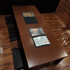 6名様Aテーブルお座敷。最大7名様まで可能です。