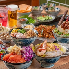 元祖海老出汁 もんじゃのえびせん 野毛店 のコース写真