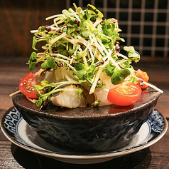 〆サバとガリと薬味と炙り