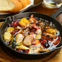 タコと季節の野菜