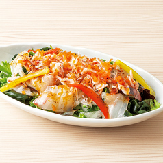 鮮魚と桜海老としらすの海鮮サラダ
