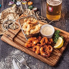 タコとイカのフリット