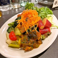 グリーンサラダ&6品目野菜デリプレート