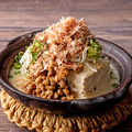 料理メニュー写真&nbsp;とろろ納豆の鉄板豆腐