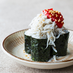 梅肉と釜揚げシラス