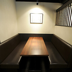 6名様までのご利用が可能な半個室