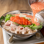 【季節限定】新名物！薩摩茶美豚の明太とろろ鍋