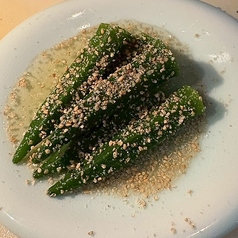 おくらごま浸し