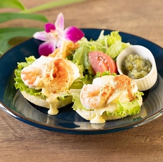 ガーリックシュリンプベネディクト