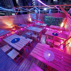 星降る夜空Aviary Tokyo 新宿BBQビアガーデンの特集写真