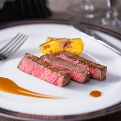 <ランチ限定>牛肉の鉄板焼 かぼちゃのロースト添え