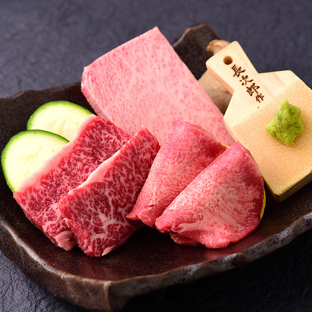 シェフが厳選した 黒毛和牛 盛り合わせ