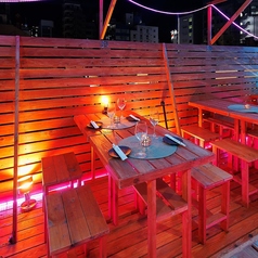 星降る夜空Aviary Tokyo 新宿BBQビアガーデンの特集写真