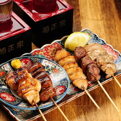 焼き盛り合わせ 5本