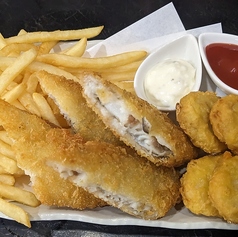 フィッシュ＆チップス+チキン