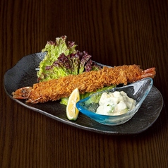 特大有頭エビフライアボカドタルタル1本