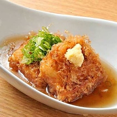 揚げたて厚揚げ豆腐