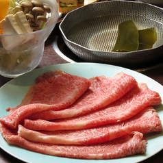 黒毛和牛特選霜降りロースしゃぶしゃぶ御膳 160g
